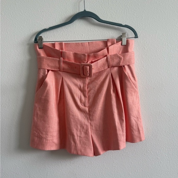 NWT VERONICA BEARD Ashford Belted Paperbag Shorts - Picture 7 of 9